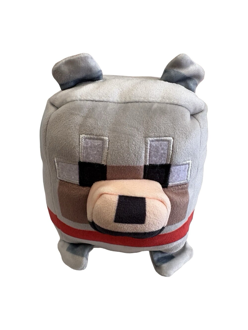 Mattel Minecraft Cuutopia 10" Plush Squishy Denis The Wolf -Mojang Studios New